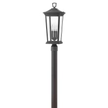 Bromley 12v 10.5w 3 Light 23" Tall Single Head Post Light with LED Bulbs Included