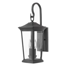 Bromley 2 Light 20" Tall Outdoor Wall Sconce with LED Bulbs Included
