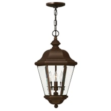 3 Light Outdoor Lantern Pendant from the Clifton Park Collection