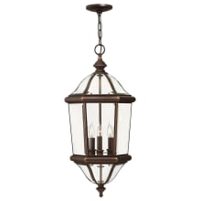 3 Light Outdoor Lantern Pendant from the Augusta Collection