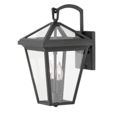 Alford Place 2 Light 14" Tall Open Air Outdoor Wall Sconce with LED Bulbs Included