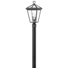 Alford Place 12v 3.5w 2 Light 20" Tall Open Air Single Head Post Light with LED Bulbs Included