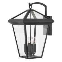 Alford Place 4 Light 24" Tall Open Air Outdoor Wall Sconce with LED Bulbs Included