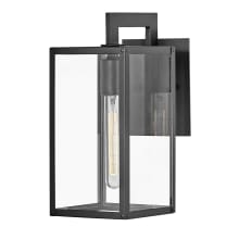 Max 1 Light 13.25" Tall Outdoor Wall Sconce with LED Bulb Included