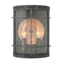 2 Light Outdoor Lantern Wall Sconce from the Newport Collection