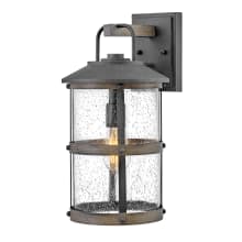 Lakehouse 1 Light 12v 4w 17" Tall Open Air Outdoor Wall Sconce with LED Bulb Included