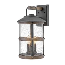 Lakehouse 3 Light 20" Tall Open Air Outdoor Wall Sconce