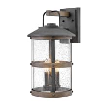 Lakehouse 19.75" Tall Open Air Outdoor Wall Sconce with LED Bulbs Included