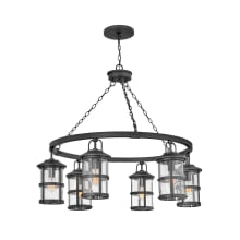 Lakehouse 120v 6 Light 42" Wide Open Air Outdoor Chandelier with LED Bulbs Included