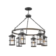 Lakehouse 12v 21w 6 Light 42" Wide Open Air LED Outdoor Chandelier