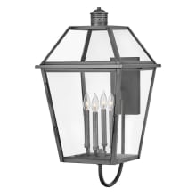 Nouvelle 4 Light 31" Tall Outdoor Wall Sconce