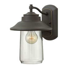 11" Height 1 Light Lantern Outdoor Wall Sconce from the Belden Place Collection