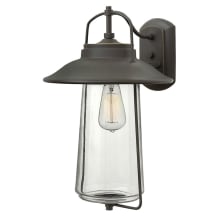 19.3" Height 1 Light Lantern Outdoor Wall Sconce from the Belden Place Collection