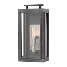 14" Height 1 Light Outdoor Wall Sconce from the Sutcliffe Collection
