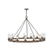 Sawyer 15 Light 46" Wide Open Air Outdoor Chandelier with LED Bulbs Included