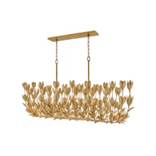 Flora 10 Light 60" Wide Lisa McDennon Candle Style Chandelier