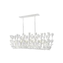 Flora 10 Light 60" Wide Lisa McDennon Candle Style Chandelier