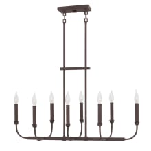 Alister 8 Light 33" Wide Taper Candle Chandelier