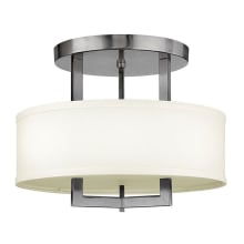 1 Light 15" Width LED Semi-Flush Ceiling Fixture from the Hampton Collection