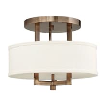 1 Light 15" Width LED Semi-Flush Ceiling Fixture from the Hampton Collection