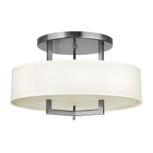 1 Light 20" Width LED Semi-Flush Ceiling Fixture from the Hampton Collection