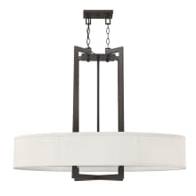 4 Light 1 Tier Drum Chandelier from the Hampton Collection