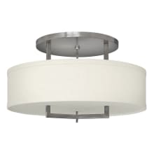 1 Light LED Semi-Flush Ceiling Fixture from the Hampton Collection