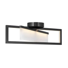 Folio Single Light 23" Wide Integrated LED Lisa McDennon Semi-Flush Ceiling Fixture