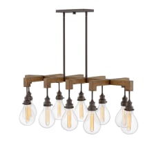 10 Light 49" Wide LED Linear Chandelier from the Denton Collection