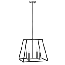 4 Light Pendant from the Fulton Collection
