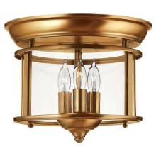 3 Light Semi-Flush Ceiling Fixture from the Gentry Collection