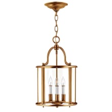 4 Light Full Sized Foyer Pendant from the Gentry Collection