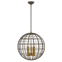 Terra 5 Light 19" Wide Pendant