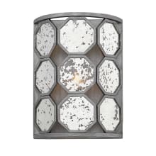 Lara Single Light 11-1/2" High Wall Sconce with Mirror Glass Shade - ADA Compliant