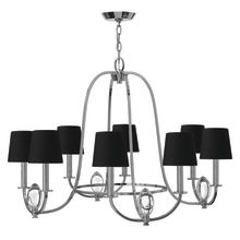 8 Light 2 Tier Candle Style Chandelier from the Marielle Collection