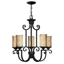 Casa 5 Light 1 Tier Candle Style Pillar Candle Chandelier