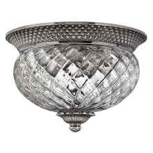 2 Light Indoor Flush Mount Ceiling Fixture from the Plantation Collection
