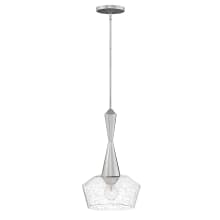 Bette 1 Light 12.5" Wide Pendant with a Seedy Glass Shade