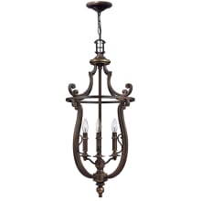 4 Light Indoor Lantern Pendant from the Plymouth Collection