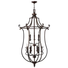 9 Light 2 Tier Candle Style Chandelier from the Plymouth Collection