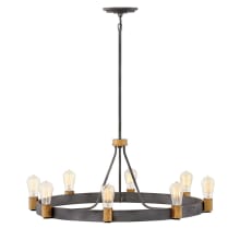 Silas 9 Light 33" Wide Ring Chandelier