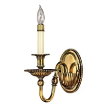 1 Light Indoor Candle-Style Sconce Wall Sconce from the Cambridge Collection