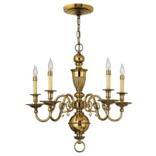 Cambridge 5 Light 25.25" Wide 1 Tier Candle Style Chandelier