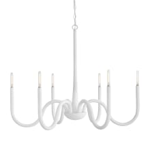 Maris 6 Light 36" Wide Taper Candle Style Chandelier