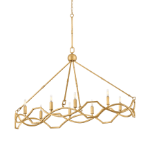 Leona 8 Light 49" Wide Taper Candle Style Chandelier