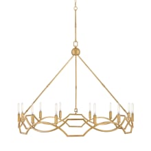 Leona 12 Light 45" Wide Taper Candle Style Chandelier