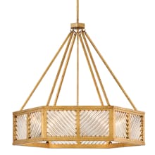 Sura 6 Light 35" Wide Drum Chandelier