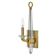 1 Light Candle Style Wall Sconce from the Ascher Collection