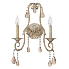 2 Light Indoor Wall Sconce from the Carlton Collection