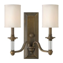 2 Light Indoor Wall Sconce from the Sussex Collection